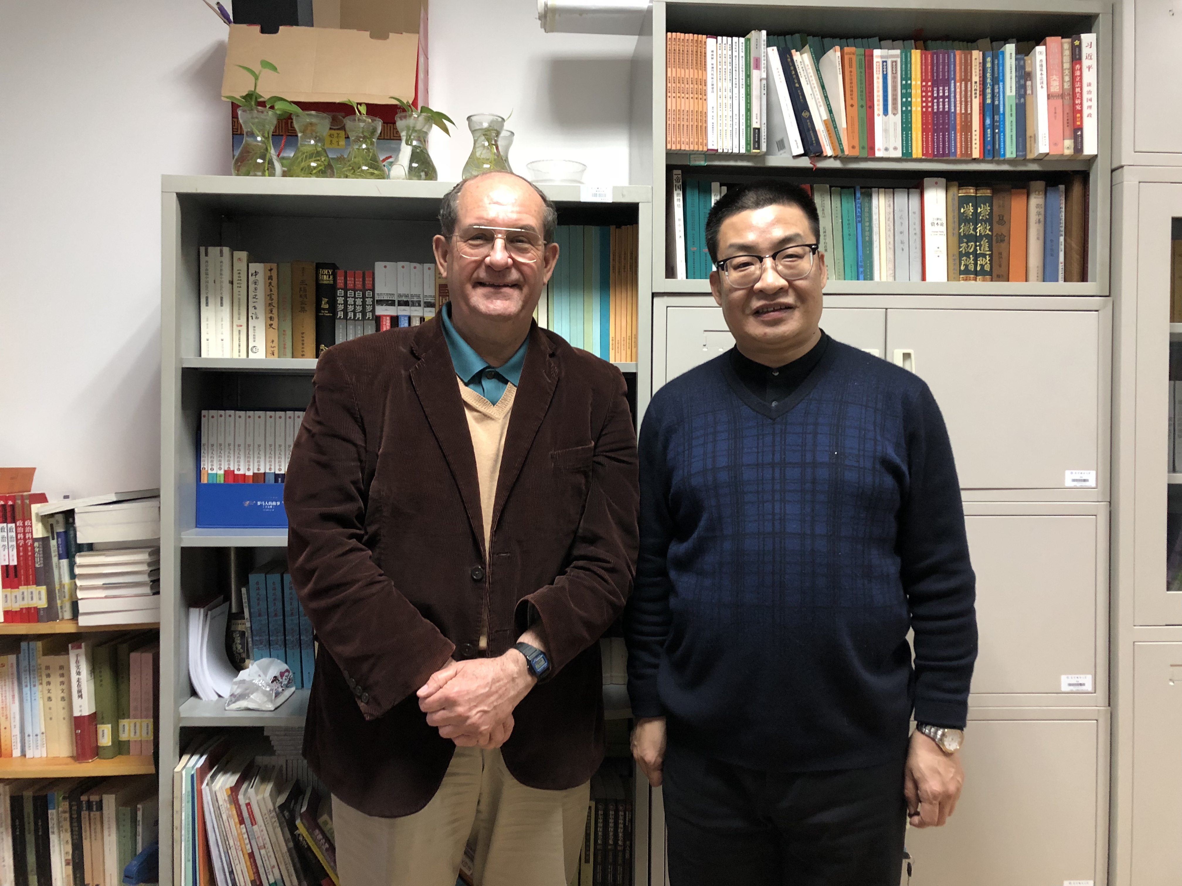 威廉·夏普教授到京台文化交流研究中心座谈